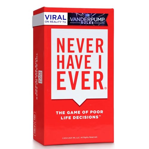 Never Have I Ever Classic Edition Card Games - Fun and Entertaining Adult Party Games for Interactive Game Night, Party Hosts, Bachelorettes, College, Icebreakers, Social Events! Viral on Reality TV!