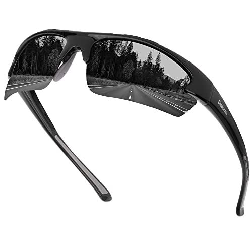 Duduma Polarized Sports Sunglasses for Men Women Fishing Cycling Running Golf Driving Glasses Tr62 Superlight Frame