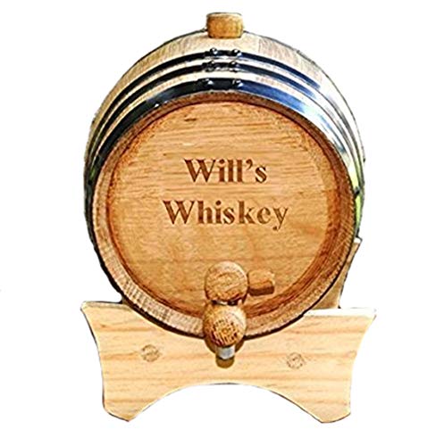 Personalized Mini-Oak Whiskey Barrel by JDS