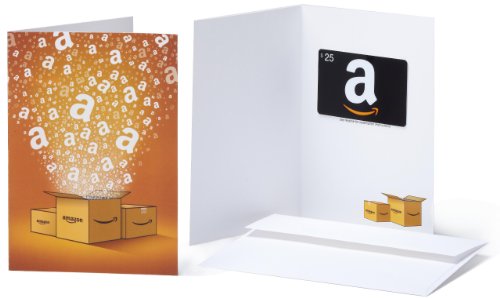 Amazon.com $25 Gift Card in a Greeting Card (Amazon Surprise Box Design)