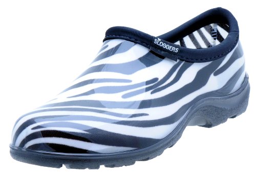 Sloggers 5106ZE07 Rain and Garden Shoe with Comfort Insole, Zebra Print, Size 7