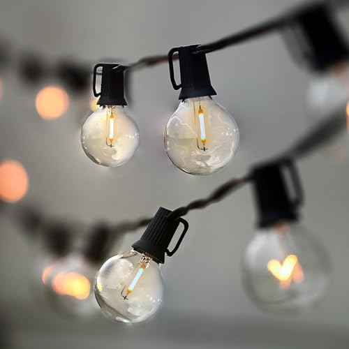Lampat String Lights, LED 25Ft G40 Globe String Lights with Bulbs-UL Listd for Indoor/Outdoor Commercial Decor