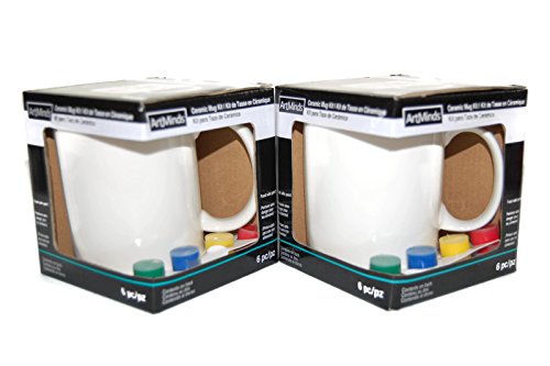 ArtMinds Ceramic Mug Painting Kit (2 pack)