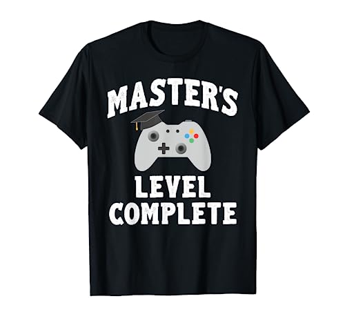 Master's Gamer Graduate Graduation T-Shirt