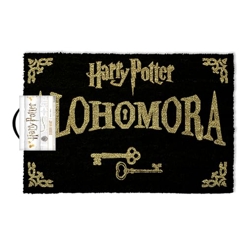 Harry Potter Alohomora Doormat - 100% Coir Rubber Back Door Mat