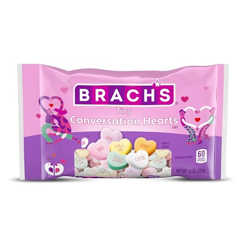 Brach's Tiny Conversation Hearts, Valentine's Day Candy, 10oz