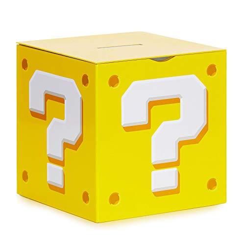 Paladone Nintendo Super Mario Bros. Question Block - Money Box Coin Bank