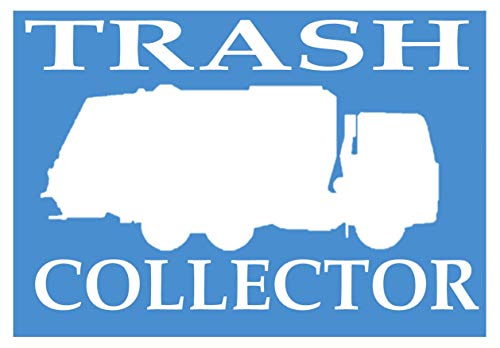 Trash Collector Sticker L227 8' Vinyl Garbage Truck Decal