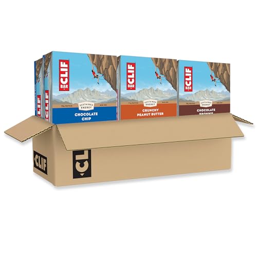 CLIF BAR - Variety Pack - Made with Organic Oats - 10-11g Protein - Non-GMO - Plant Based - Energy Bars - 2.4 oz. (36 Count)