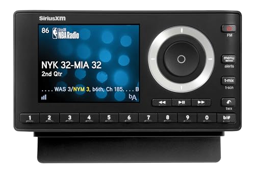 SiriusXM SXPL1V1 Onyx Plus Satellite Radio with Vehicle Kit – Easy to Install, Enjoy SiriusXM on Your Existing Car Stereo with This Dock and Play Radio