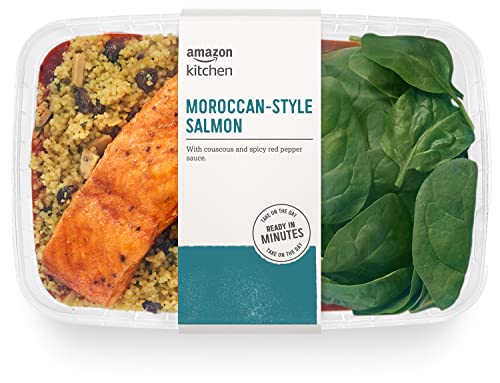 Amazon Kitchen, Moroccan Style Salmon, Single Serve Meal, 12 oz