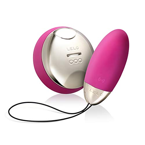 LELO LYLA 2 Bullet Vibrator for Women, Silicone Handheld Massage Toy with Sense Motion Technology, Remote Control Vibrator, Bullet Egg Vibrator, Vibrating Egg Sex Toy, Cerise