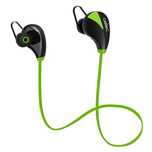 AELEC S350 Wireless Bluetooth Headphones in-Ear Sports Earbuds Sweatproof Earphones Noise Cancelling Headsets with Mic for Running Jogging