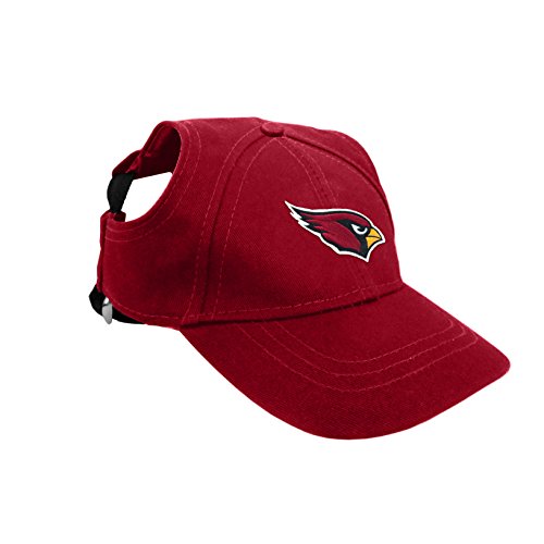 Littlearth Unisex-Adult NFL Arizona Cardinals Pet Baseball Hat, Team Color, X-Large