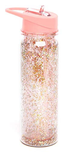 ban.do Glitter Bomb Water Bottle, Pink Stardust, One Size