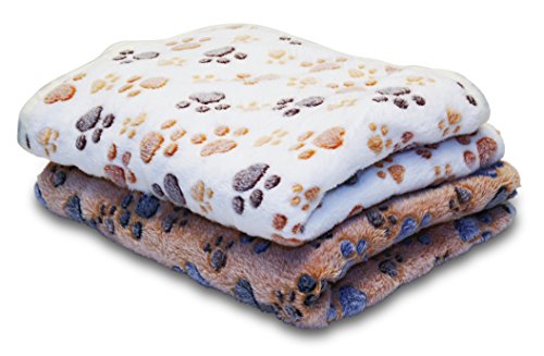 2 Extra Large Pet Blankets. Bed/Car Cover. Suitable for Small and Large Breeds. Lightweight, Soft, Warm, Comfortable. Premium Fleece Fabric. Washable.