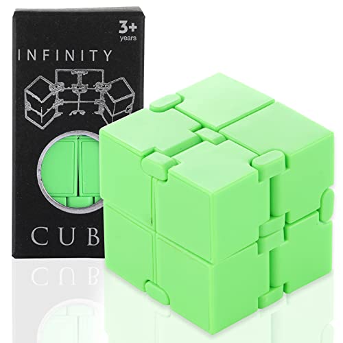 Small Fish Infinity Cube Mind Puzzle Toy for Kids Adults, Stress Anxiety Relief Brain Teasers for Hand Wrist for Teens Boys Girls, Perfect Get Well Soon Game Desk Cool Gadget Fidget Toy Gift