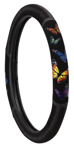 Monarch Butterflies Steering Wheel Cover