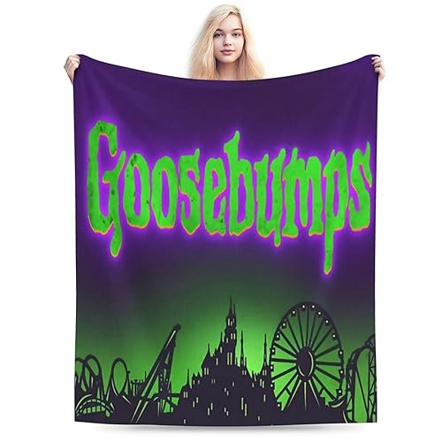 Goosebumps Blanket Soft Cozy Fleece Throw Blanket Plush Lightweight Warm Fuzzy Flannel Blankets and Throws for Couch Sofa Bed 60'X50'