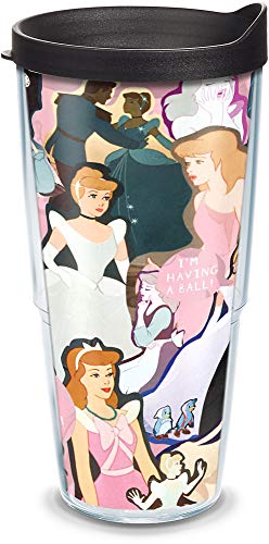 Tervis Disney - Cinderella - 70th Anniversary Made in USA Double Walled Insulated Tumbler Cup Keeps Drinks Cold & Hot, 24oz, Classic