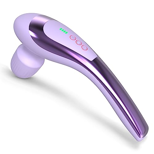 Roysmart Personal Vibrating Handheld Massager-Cordless Rechargeable Electric Mini Massager, Hand Held Portable Seven Massage Wand for Full Body