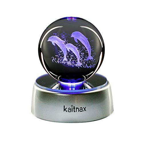 3D Crystal Ball LED Night light Table Lamps Change Color Kids Bedroom Game Room Office Décor, Birthday Christmas gifts for child boyfriend girlfriend