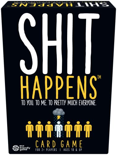 Games Adults Play Shit Happens Card Game Black,192 months to 1188 months