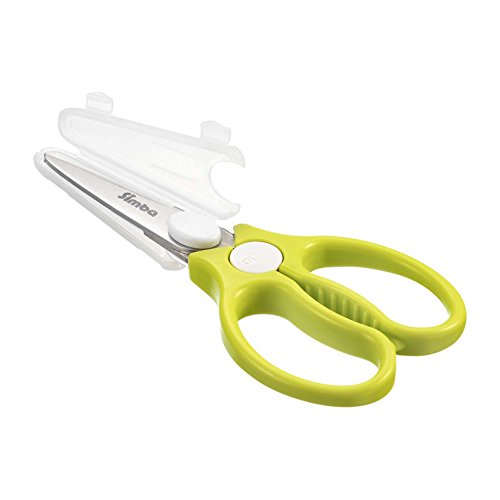 Simba Premium Portable Safety Food Scissors (Green)