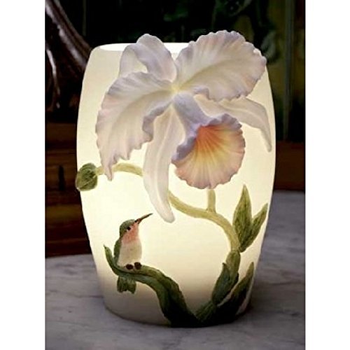CADIAA Hummingbird & Cattleya Orchid Night Lamp by Ibis & Orchid Design