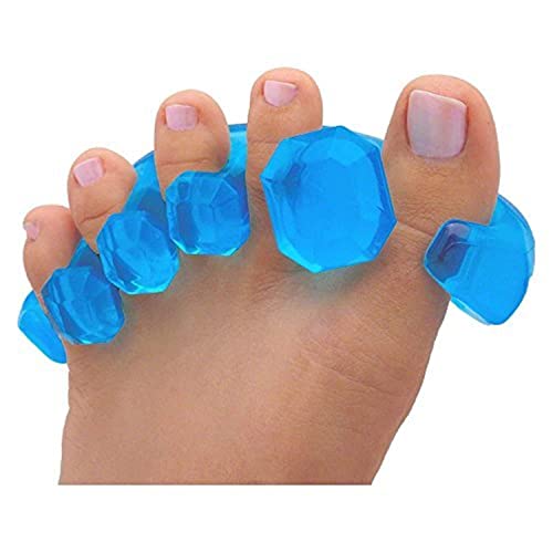 YogaToes GEMS: Gel Toe Stretcher & Separator - America’s Choice for Fighting Bunions, Hammer Toes (Small fits Shoe Sizes W: 7 and Over/M: 7 and Over) 1 Pair