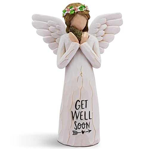Get Well Soon Gifts for Women - Care Package Get Well Gift for Sick Friends, Sympathy Gifts Thinking of You After Surgery Feel Better Self Care Gifts Gifts for Women - Sculpted Hand-Painted Figure