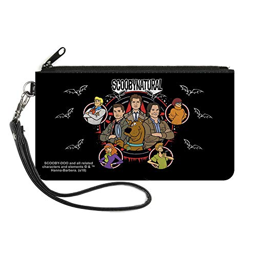 Buckle-Down Women's Standard Zip Wallet Scooby Doo Supernatural Small, 6.5' x 3.5'