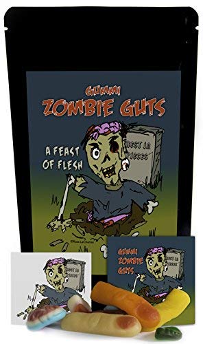 Zombie Guts Body Part Gummies Funny Unique Easter Basket Gag Gift Candy for Birthday Girls, Boys and Teens