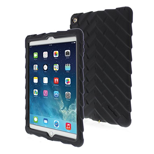 Apple iPad Air 2 Drop Tech Black Gumdrop Cases Silicone Rugged Shock Absorbing Protective Dual Layer Cover Case