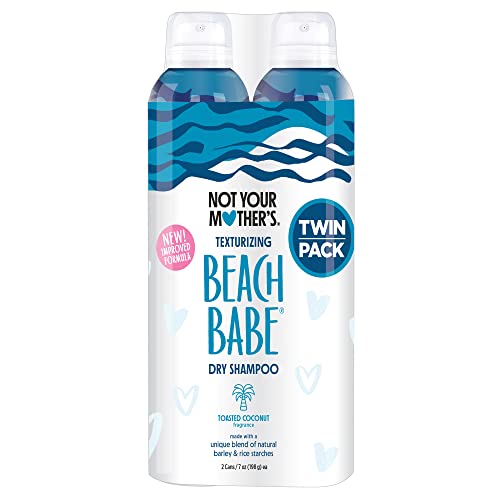 Not Your Mother's Beach Babe Dry Shampoo (2-Pack) - 7 oz Dry Shampoo - Instantly Absorbs Oil While Creating Effortless Sea-Tossed Texture