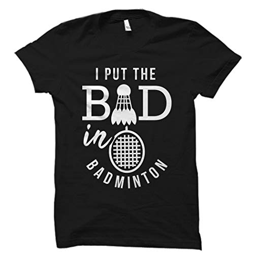 Badminton Shirt, Badminton Gift, Badminton Coach Gift, Badminton Coach Shirt, Badminton Player, Badminton Fan Shirt, Badminton Fan Black