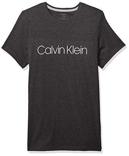 Calvin Klein Men's Ck Chill Lounge Logo T-Shirt, Dark Charcoal Heather, L
