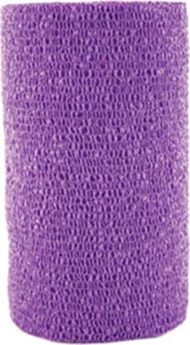 3M Vetrap Single Roll Bandaging Tape, 4' by 5 yd, Purple