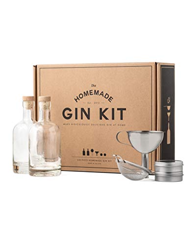 W&P Homemade Gin Kit, Make Your Own Kit, Botanical Blend and Juniper Berries, Home Kit, Kitchen Essentials, DIY