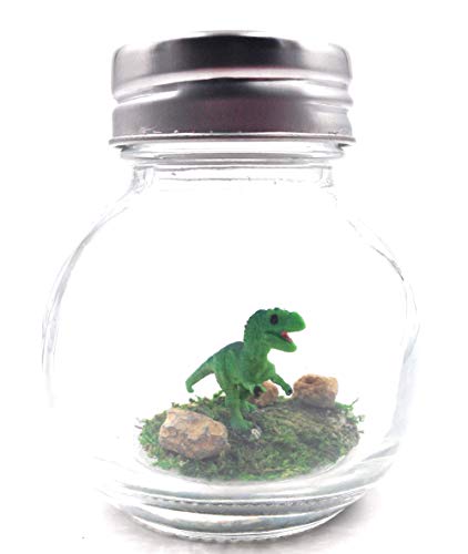 Mini Dinosaur Desk Pet Green T-Rex with Adoption Certificate