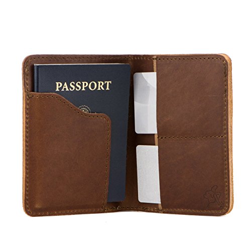 Saddleback Leather Co. RFID US Passport Holder Family Passport Wallet Includes 100 Year Warranty