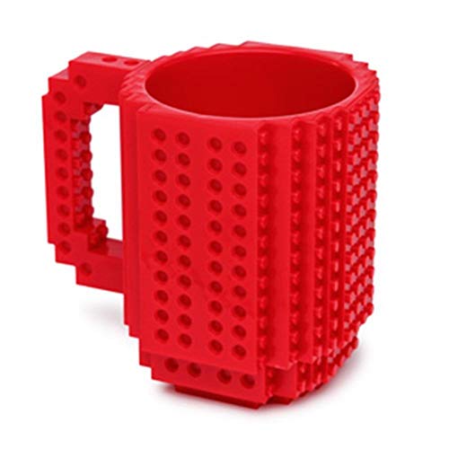 OliaDesign 1 X Build-On Brick Mug Red 12 Oz Coffee Mug