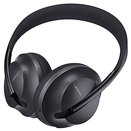 Bose Headphones 700, Noise Cancelling Bluetooth Over-Ear Wireless Headphones with Built-In Microphone for Clear Calls and Alexa Voice Control, Black