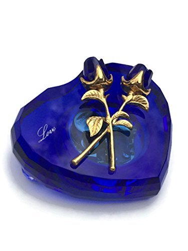 Scents of The World Blue Crystal Music Box Plays