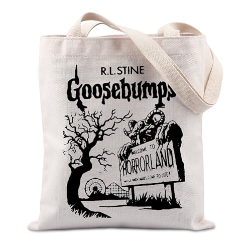 Terror Gift Horror Book Lover Gift Horror Movie Inspired Tote Bag (GOOSEBUM)