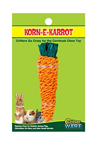Ware Manufacturing Corn-E-Carrot Small Pet Chew Toy, Medium