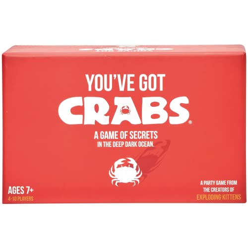 You've Got Crabs by Exploding Kittens - A Card Game Filled with Crustaceans and Secrets - Family-Friendly Party Games For Adults, Teens & Kids
