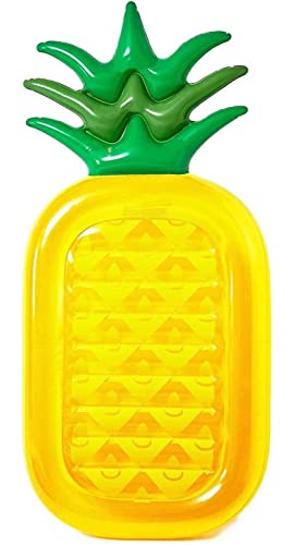 VICKEA Inflatable Pool Floats for Kids and Adults, Large Water Inflatable Pineapple Pool Float for Swimming Pool