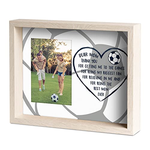 ChalkTalkSPORTS Premier Soccer Photo Frame | Dear Mom Heart