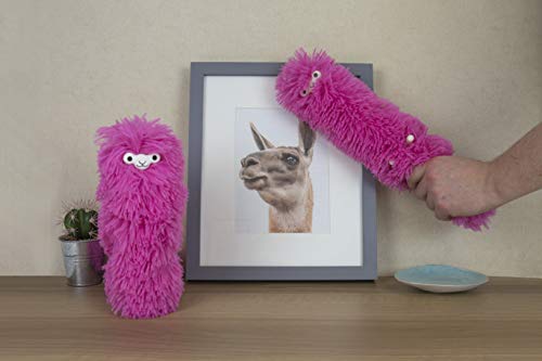 Gift Republic Fuzzy Pink Llama Duster, - GR450039